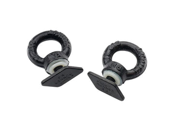 Black Tie Down Rings / Eye Bolts for Tracks - by Front Runner - Brixton 4x4 - Buy Online Now!